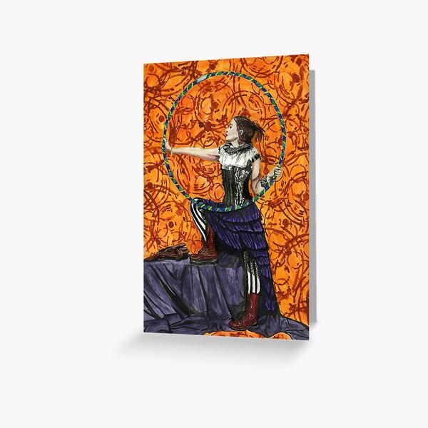 Item preview, Victorian Burlesque Hula Hoop Performer  designed and sold by LymphomaLass.
