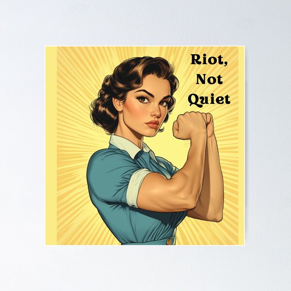 Item preview, Riot Not Quiet designed and sold by dragonfliesart.