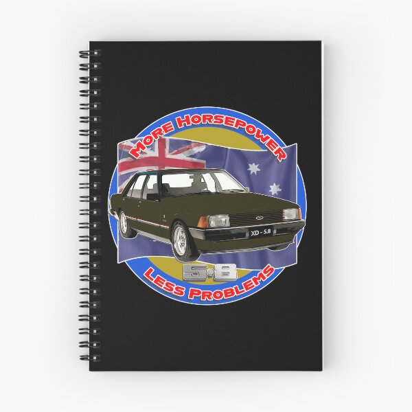 Item preview, More Horsepower, Less Problems - 5.8L Ford XD Falcon Muscle Car Art designed and sold by Michael van der Hoorn.