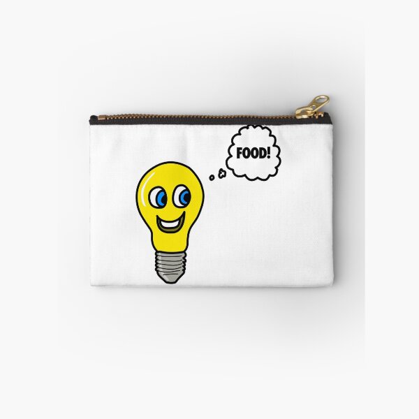 Item preview, Lightbulb having an idea about food designed and sold by GetContented.