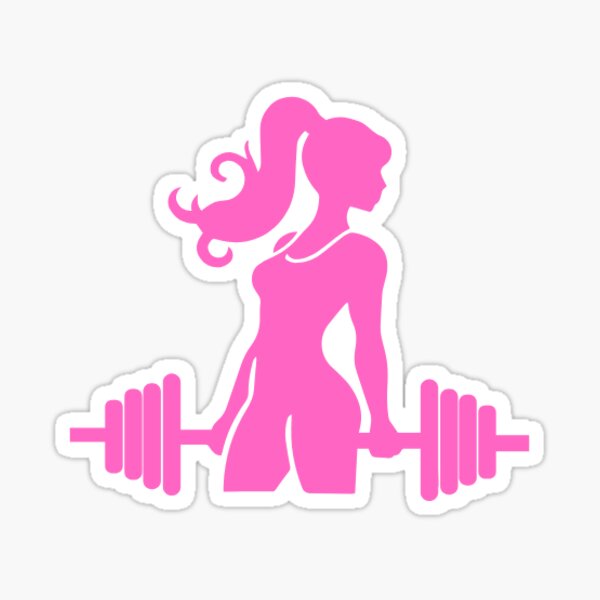 Item preview, gym girl designed and sold by Trialloja.