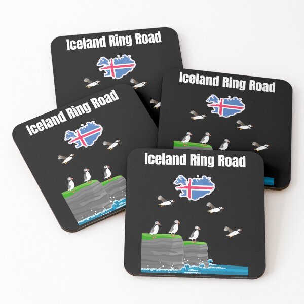 Item preview, Iceland Ring Road Puffin Colony Iceland flag travel Souvenir designed and sold by Artstastic.