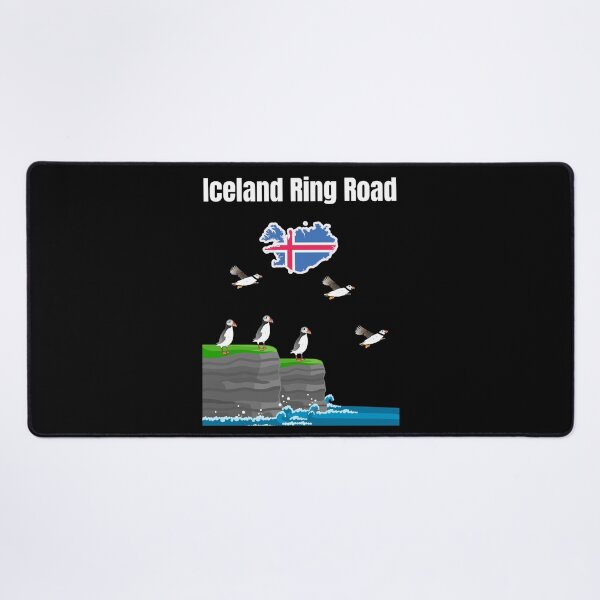 Item preview, Iceland Ring Road Puffin Colony Iceland flag travel Souvenir designed and sold by Artstastic.