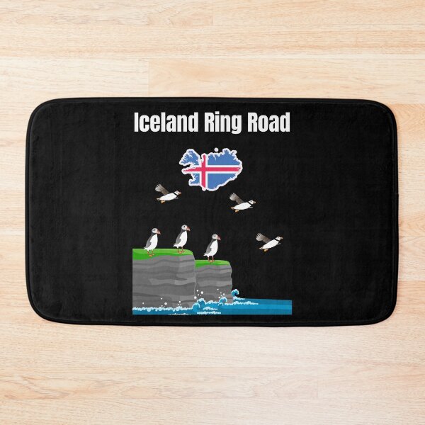 Item preview, Iceland Ring Road Puffin Colony Iceland flag travel Souvenir designed and sold by Artstastic.
