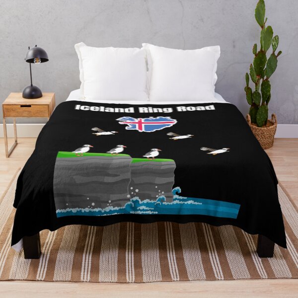 Item preview, Iceland Ring Road Puffin Colony Iceland flag travel Souvenir designed and sold by Artstastic.