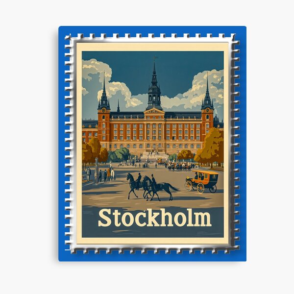 Item preview,  Vintage Framed Art Stockholm designed and sold by SoldierAlways.