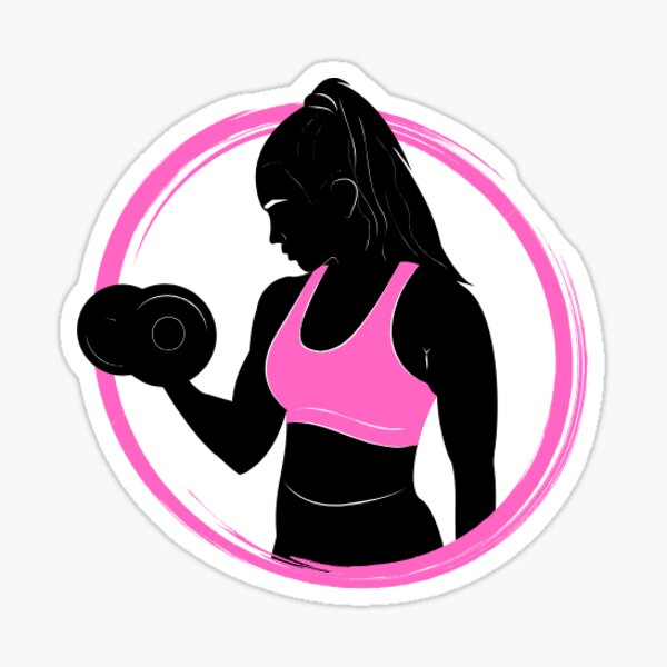 Item preview, Gym Girl - Pink designed and sold by Trialloja.