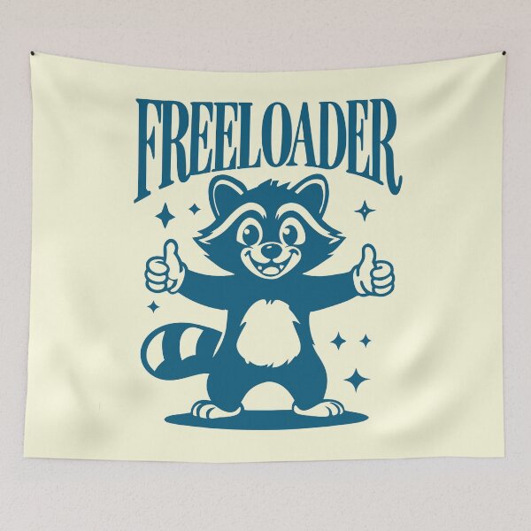 Item preview, vintage raccoon - freeloader designed and sold by Lydyb-creations.