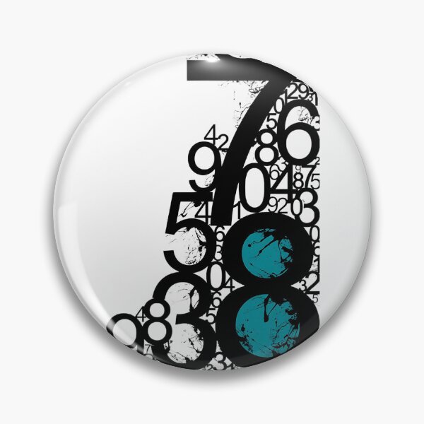 Item preview, Abstract Numeric Chaos - Modern Grunge Numbers designed and sold by Evo Desings.