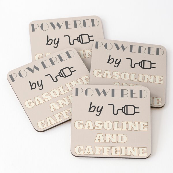 Item preview, Powered by Gasoline and Caffeine designed and sold by Vivid Art Zone.