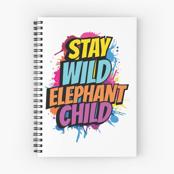 Item preview, stay wild elefante child designed and sold by DesignerDourado.