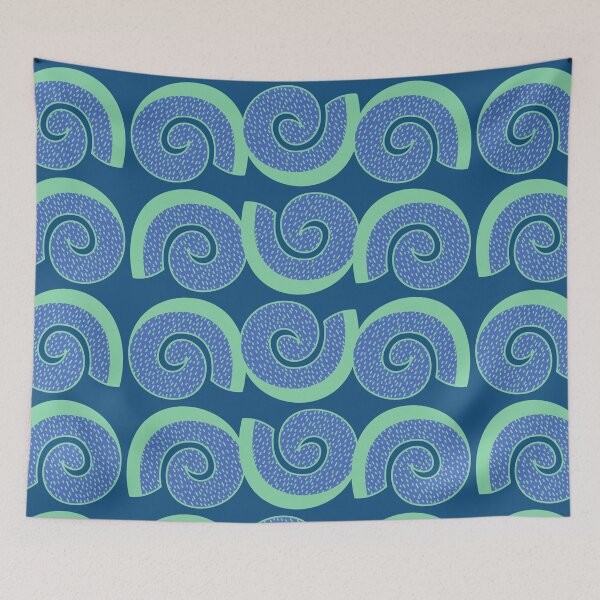 Item preview, Blue Patterned designed and sold by Yazzy Essence.