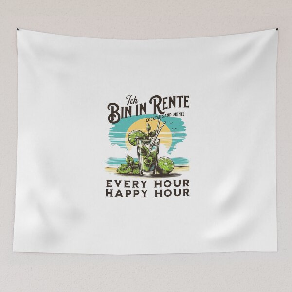 Item preview, I'm retired Every Hour Happy Hour designed and sold by MEMES-GER.