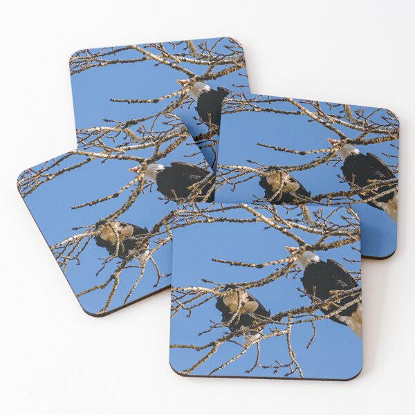 Item preview, Bald Eagle vocalizing to his mate designed and sold by lisavonbiela.