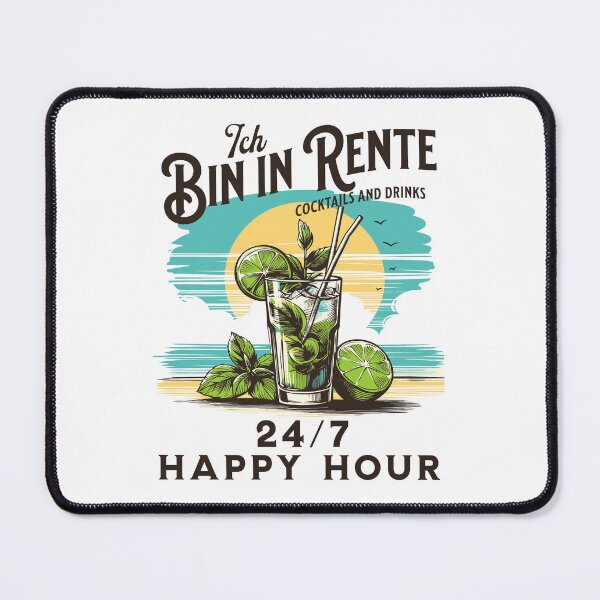 Item preview, I'm retired 24/7 Happy Hour Cocktail designed and sold by MEMES-GER.
