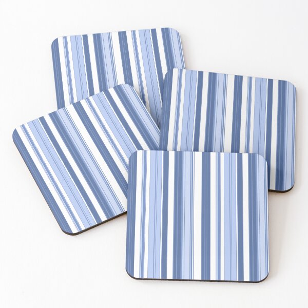 Item preview, Frost Blue and White Stripes designed and sold by Sharon Schwalbe.