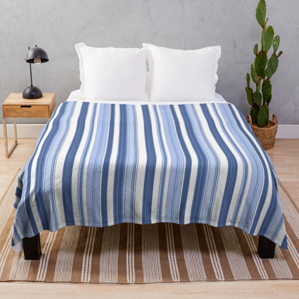 Item preview, Frost Blue and White Stripes designed and sold by Sharon Schwalbe.