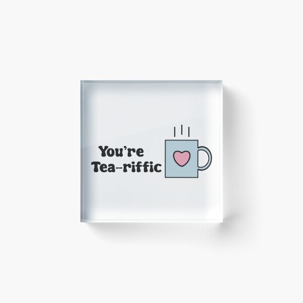 Item preview, You’re Tea-riffic Heart Mug designed and sold by Skull Fern.