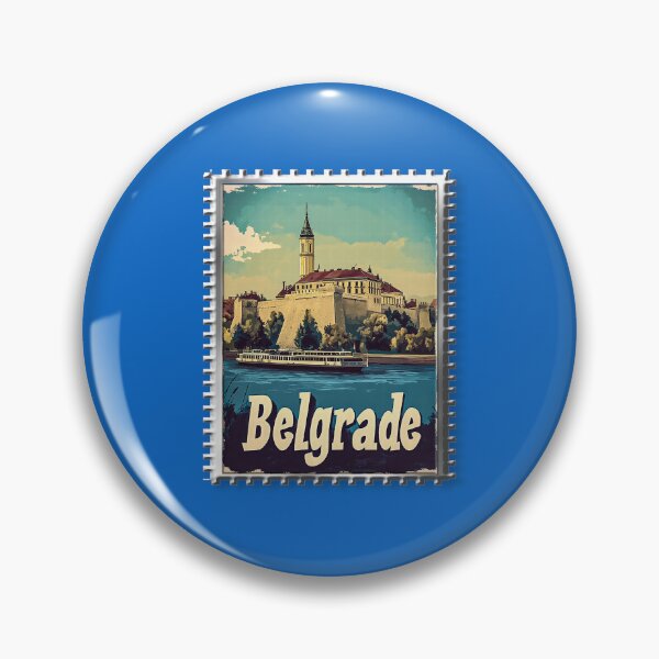Item preview, Vintage Framed Art Belgrade designed and sold by SoldierAlways.