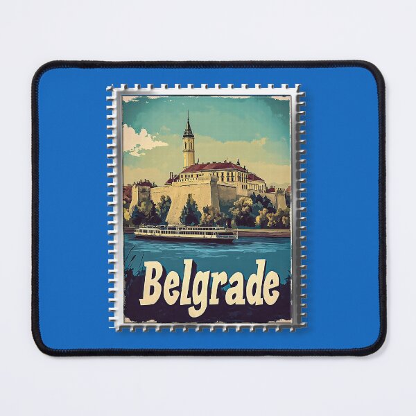 Item preview, Vintage Framed Art Belgrade designed and sold by SoldierAlways.