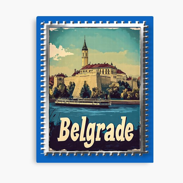 Item preview, Vintage Framed Art Belgrade designed and sold by SoldierAlways.