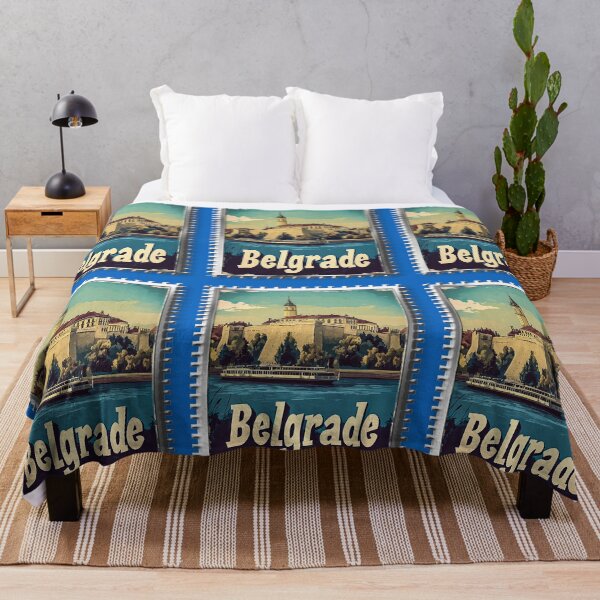 Item preview, Vintage Framed Art Belgrade designed and sold by SoldierAlways.