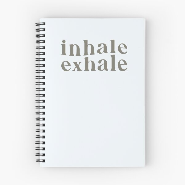 Item preview, inhale exhale designed and sold by BlissMuseNY.