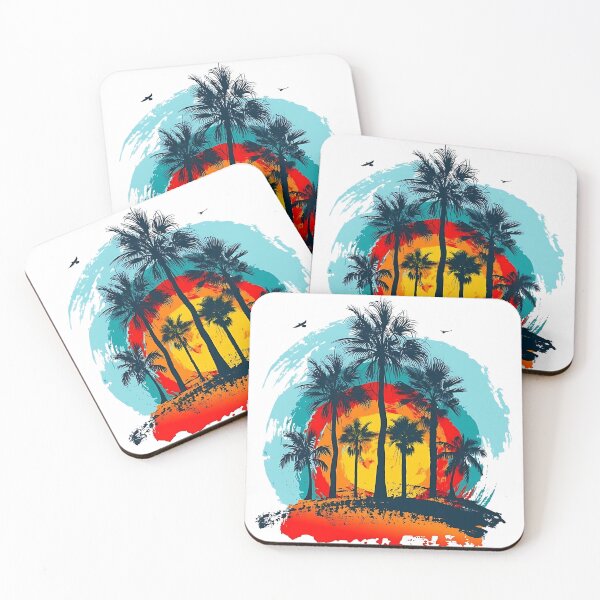Item preview, Tropical Sunset Vibes | Palm Tree Paradise Ar designed and sold by Evo Desings.
