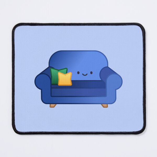 Item preview, blue couch designed and sold by brilly's.