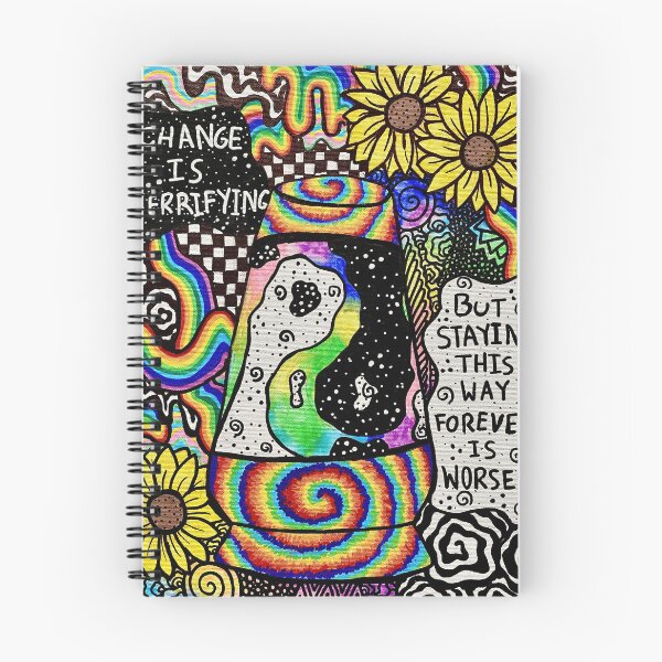 Item preview, Change Is Terrifying designed and sold by TripLikeWeDo.