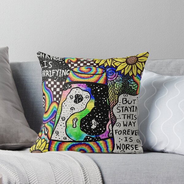 Item preview, Change Is Terrifying designed and sold by TripLikeWeDo.