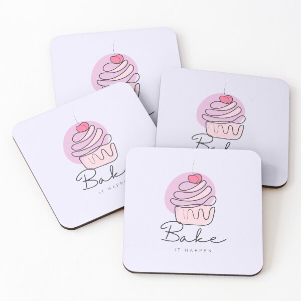 Item preview, Bake it Happen Pink Cupcake by Linavi designed and sold by Linavi.