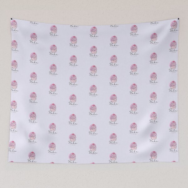Item preview, Bake it Happen Pink Cupcake by Linavi designed and sold by Linavi.