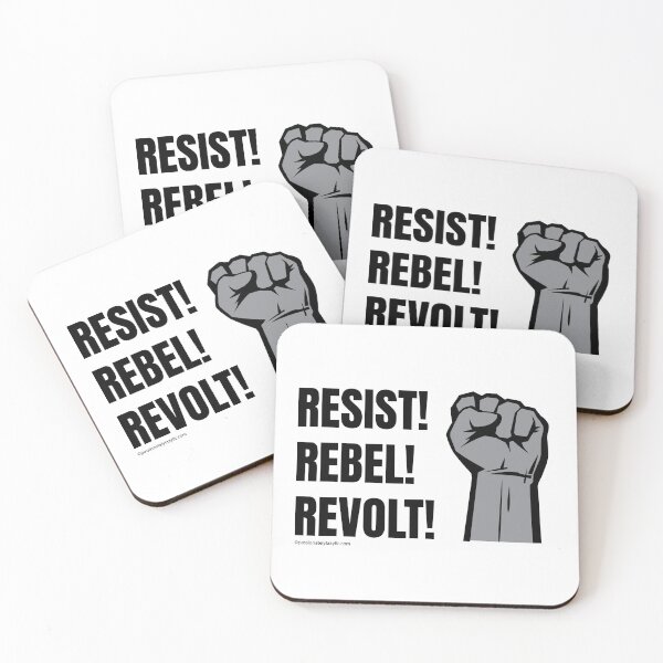 Item preview, Resist! Rebel! Revolt! designed and sold by Passionately Lazy.