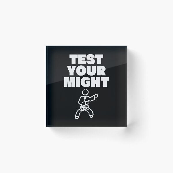 Item preview, White Test Your Might designed and sold by UNK-Fatigues.