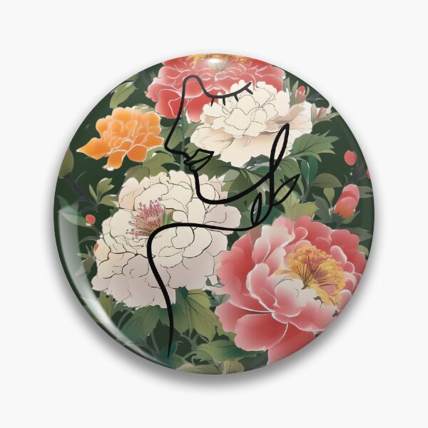 Item preview, Woman Among Chrysanthemums designed and sold by Ciervo Primavera.