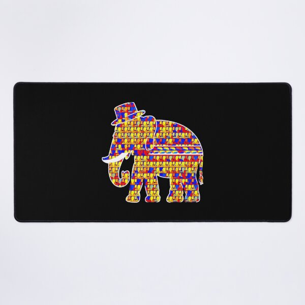 Item preview, Colorful Elephant In A Hat designed and sold by SteezeeStore.