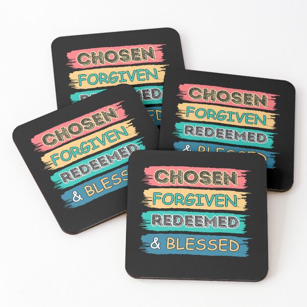 Item preview, Chosen Forgiven Redeemed & Blessed designed and sold by HinsonCreations.