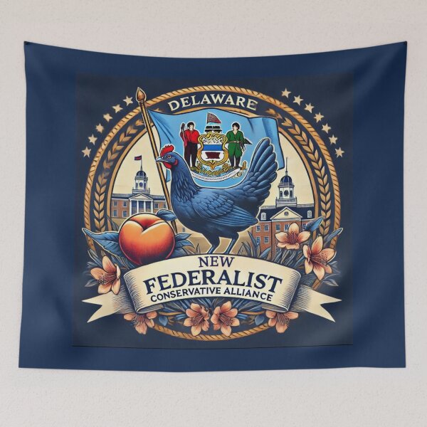 Item preview, Delaware New Federalist  designed and sold by CroakysCorner.