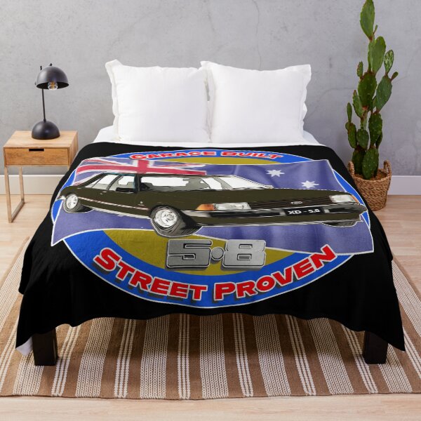 Item preview, Garage Built, Street Proven - 5.8L Ford XD Falcon Muscle Car Art designed and sold by Michael van der Hoorn.