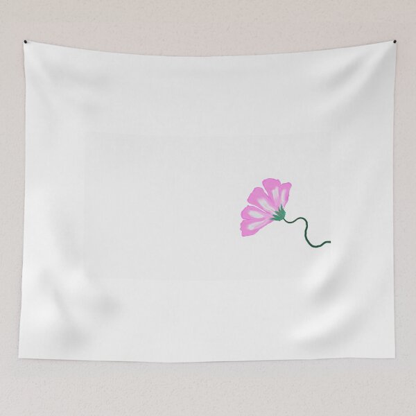 Item preview, lonely pink cosmos watercolor paint  designed and sold by Pongbun Sangkaew.