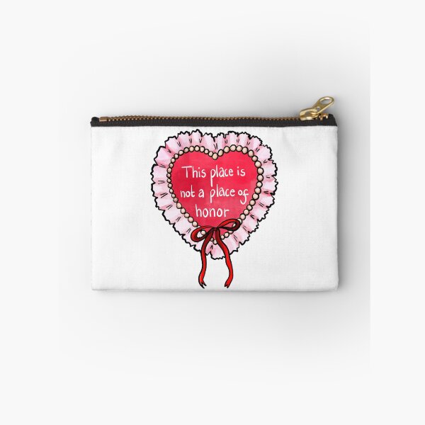 Item preview, Nuclear warning message coquette heart (pink) designed and sold by TheDoodlemancer.