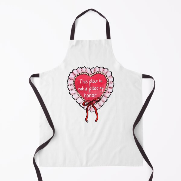 Item preview, Nuclear warning message coquette heart (pink) designed and sold by TheDoodlemancer.