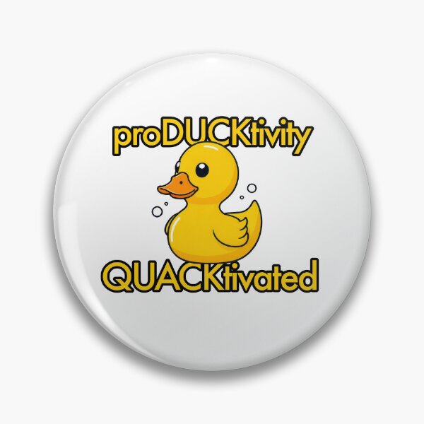 Item preview, producktivity quacktivated designed and sold by GetContented.