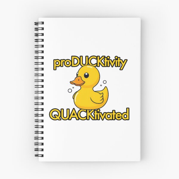 Item preview, producktivity quacktivated designed and sold by GetContented.