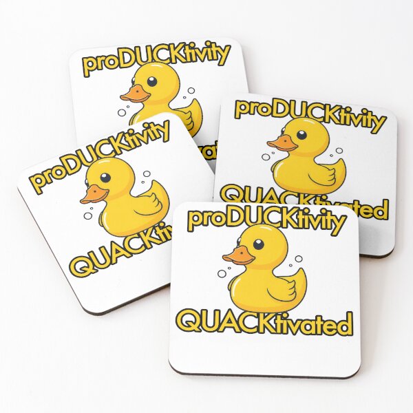 Item preview, producktivity quacktivated designed and sold by GetContented.