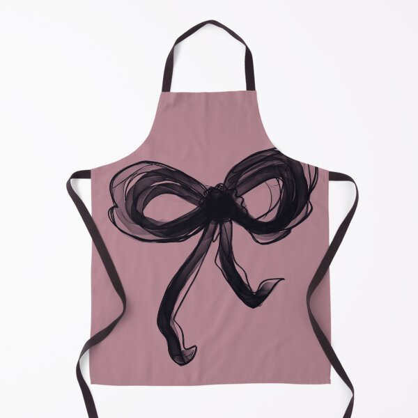Item preview, Black bow on mauve background designed and sold by MKTplaceDesign.