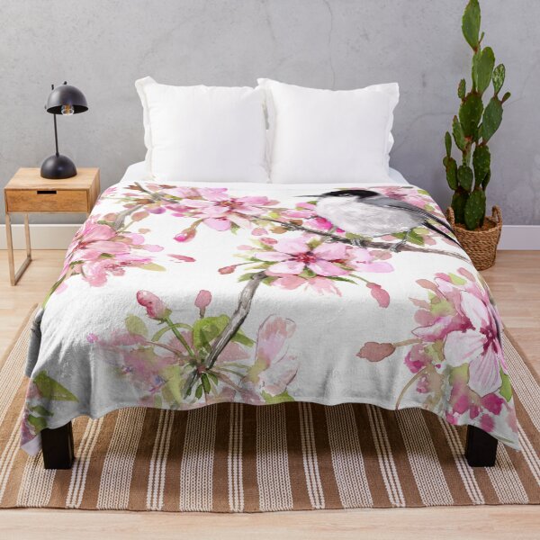 Item preview, Gnatcatcher and Cherry Blossom designed and sold by surenart.