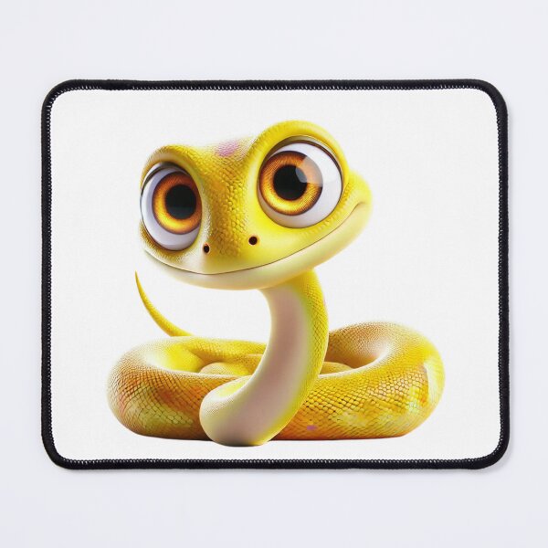 Item preview, Adorable Yellow Anaconda  designed and sold by Sillytoe.