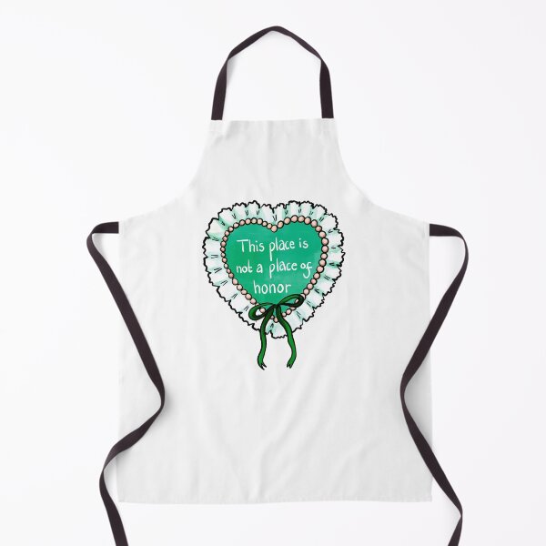 Item preview, Nuclear warning message coquette heart (green) designed and sold by TheDoodlemancer.